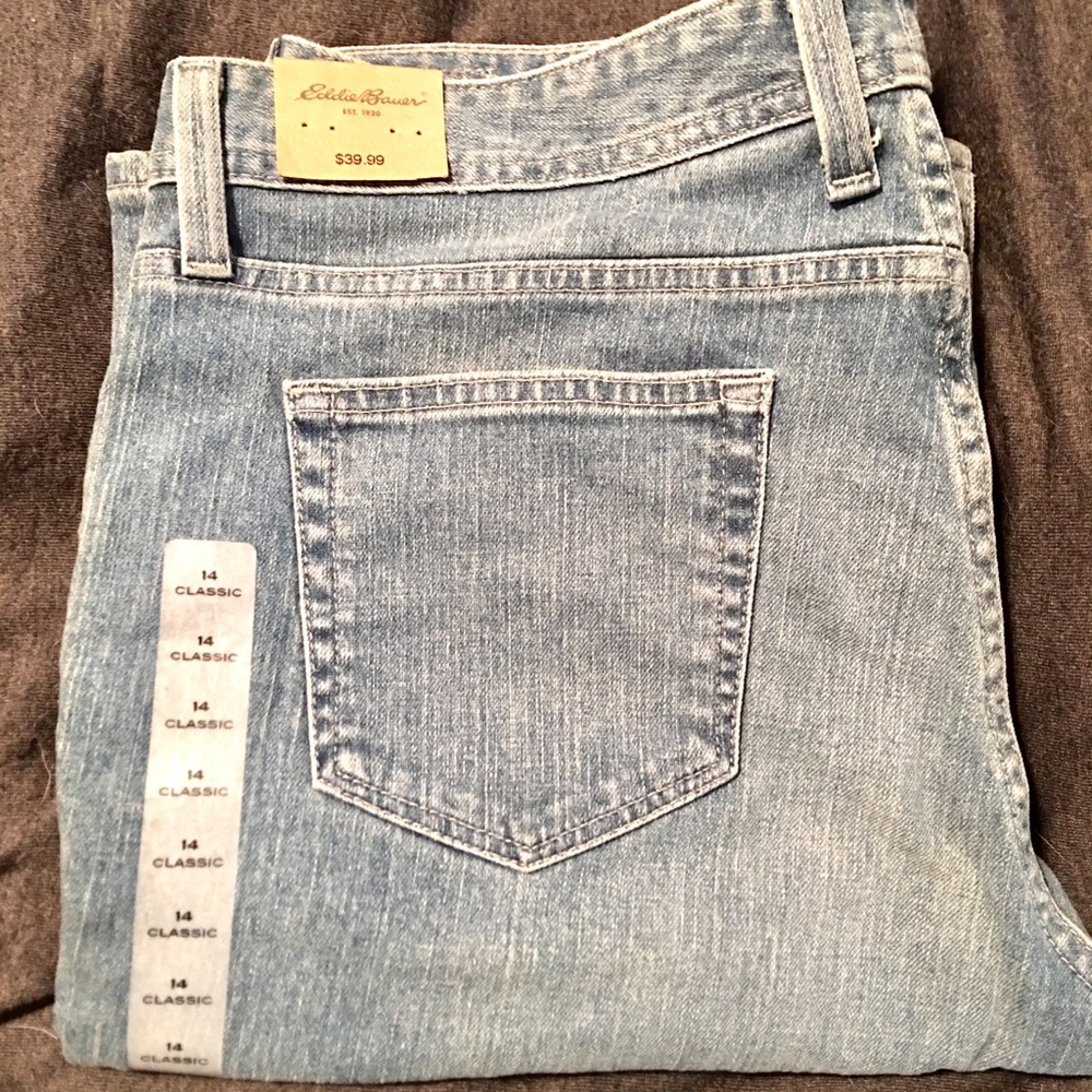 Eddie Bauer Classic Fit Light Denim Jeans